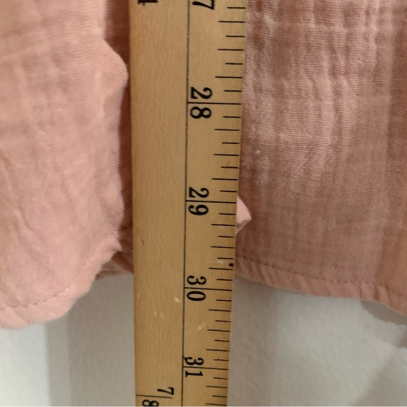 Ava & Viv Top Women's Plus Size 2X Balloon L/S Blush Color V Neck ** 1 Flaw ** - Picture 11 of 13